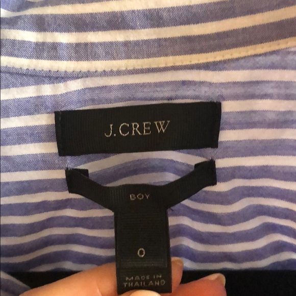 J.Crew Women’s Classic Fit Boy Shirt - Picture 2 of 3